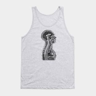 Upper Body Diagram - Vintage Anatomy Tank Top